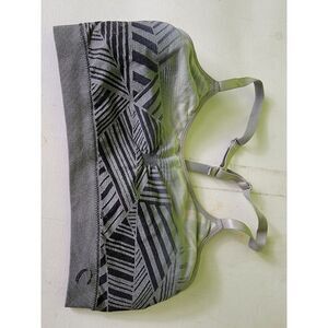 Climawear Athletic Top Bra Workout Running Gray Black Womens Size Small